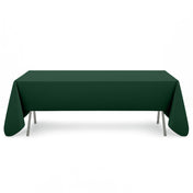 Premium Polyester Rectangle Tablecloth 60"x126" - 220GSM - Hunter Emerald Green - By TCF Linen - thumbnail number 1