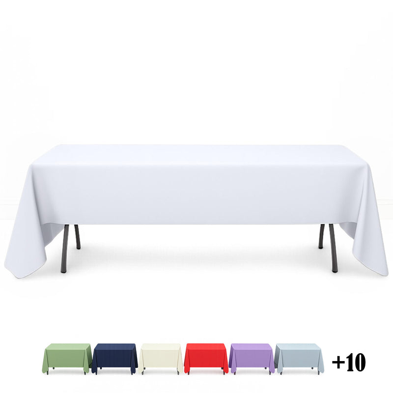 Premium Polyester Rectangle Tablecloth 60"x126" - 220GSM - By TCF Linen - thumbnail number 1