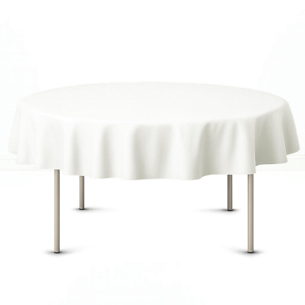 Premium Polyester Round Tablecloth 70" - 220GSM - By TCF Linen