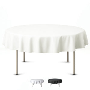 Premium Polyester Round Tablecloth 70" - 220GSM - By TCF Linen