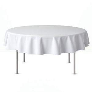 Premium Polyester Round Tablecloth 70" - 220GSM - By TCF Linen