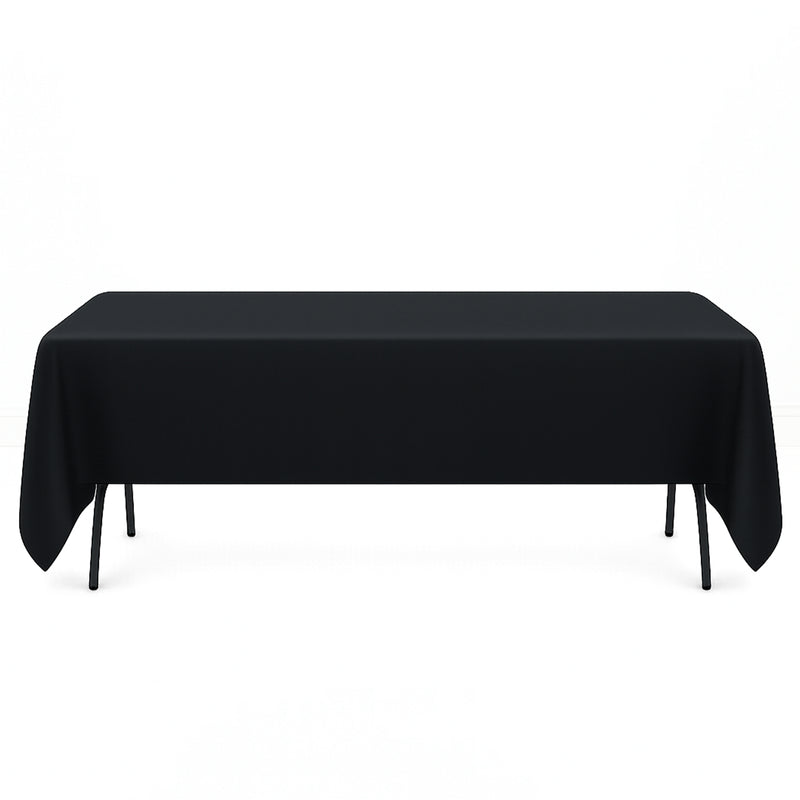 Premium Polyester Rectangle Tablecloth 72"x120" - 220GSM - By TCF Linen - thumbnail number 2
