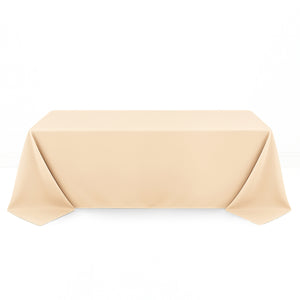 Premium Polyester Rectangle Tablecloth 90"x132" - 220GSM - By TCF Linen
