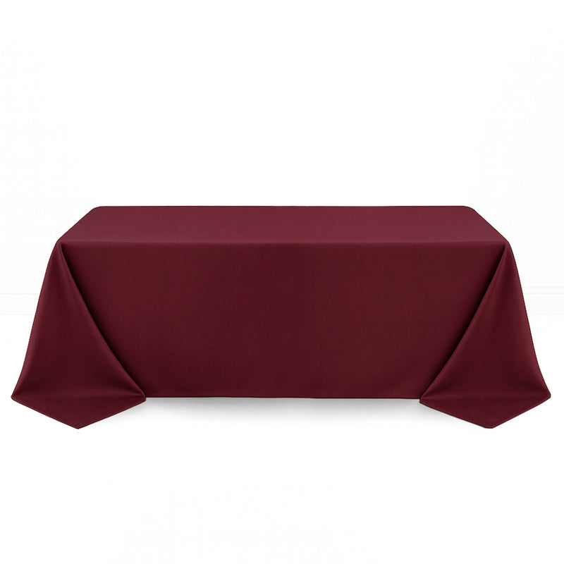 Premium Polyester Rectangle Tablecloth 90"x132" - 220GSM - By TCF Linen - thumbnail number 7