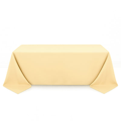 Premium Polyester Rectangle Tablecloth 90"x132" - 220GSM - By TCF Linen - thumbnail number 9