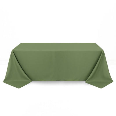 Premium Polyester Rectangle Tablecloth 90"x132" - 220GSM - By TCF Linen - thumbnail number 10