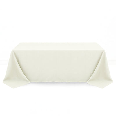 Premium Polyester Rectangle Tablecloth 90"x132" - 220GSM - By TCF Linen - thumbnail number 4