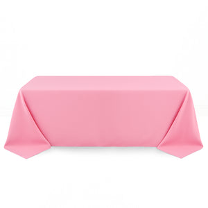 Premium Polyester Rectangle Tablecloth 90"x132" - 220GSM - By TCF Linen