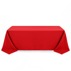 Premium Polyester Rectangle Tablecloth 90"x132" - 220GSM - By TCF Linen