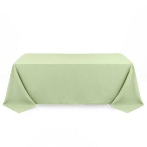 Premium Polyester Rectangle Tablecloth 90"x132" - 220GSM - By TCF Linen