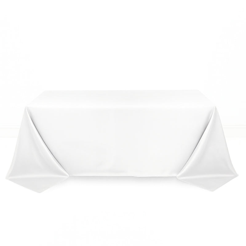 Premium Polyester Rectangle Tablecloth 90"x132" - 220GSM - By TCF Linen - thumbnail number 2