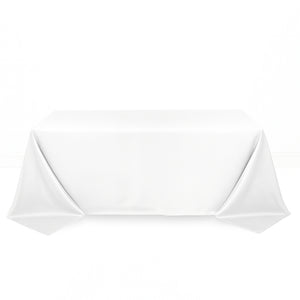 Premium Polyester Rectangle Tablecloth 90"x132" - 220GSM - By TCF Linen