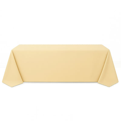 Premium Polyester Rectangle Tablecloth 90"x156" - 220GSM - By TCF Linen - thumbnail number 9
