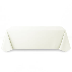 Premium Polyester Rectangle Tablecloth 90"x156" - 220GSM - By TCF Linen