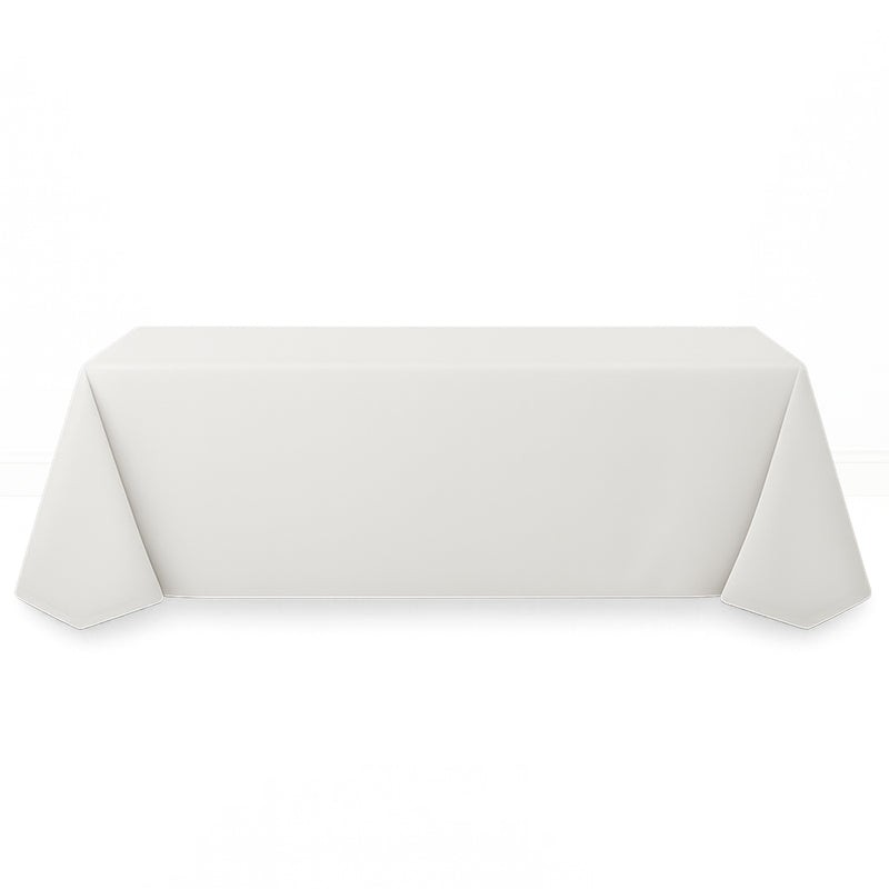 Premium Polyester Rectangle Tablecloth 90"x156" - 220GSM - By TCF Linen - thumbnail number 2