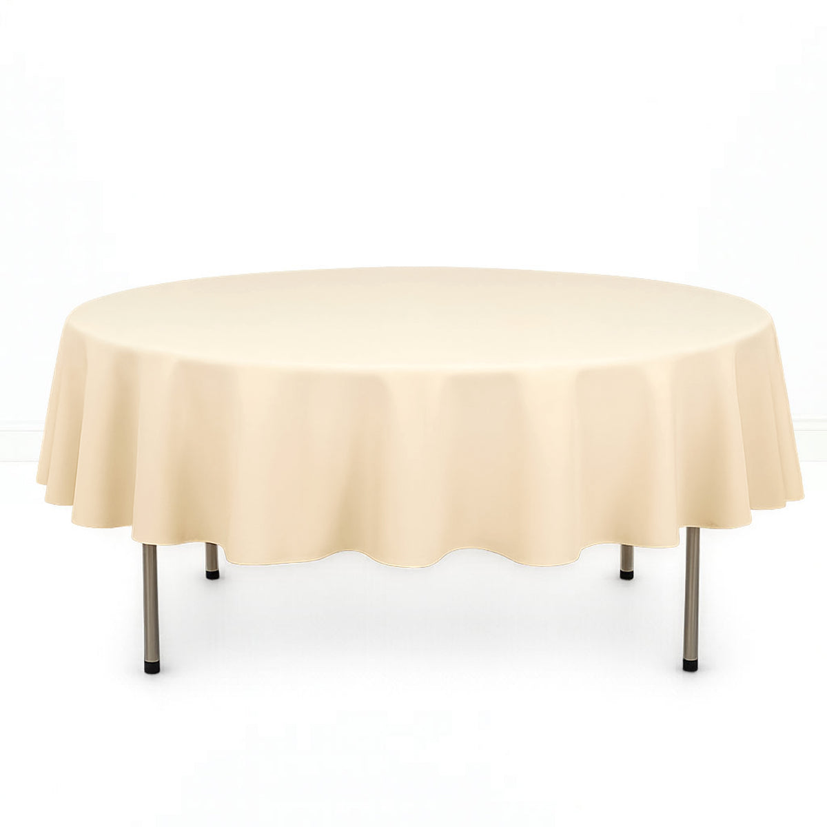 Premium Polyester Round Tablecloth 90" - 220GSM - By TCF Linen
