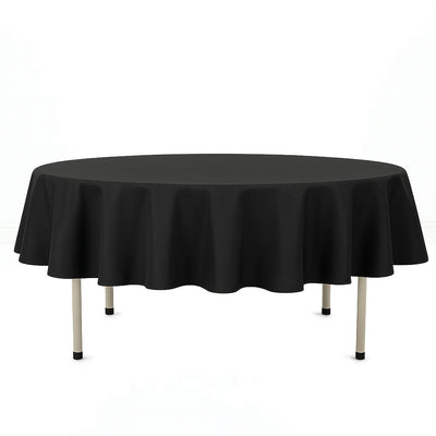 Premium Polyester Round Tablecloth 90" - 220GSM - By TCF Linen - thumbnail number 3