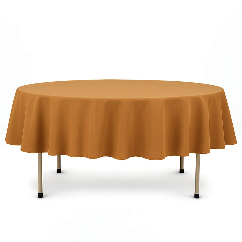 Premium Polyester Round Tablecloth 90" - 220GSM - By TCF Linen - thumbnail number 11