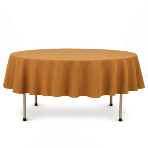 Premium Polyester Round Tablecloth 90" - 220GSM - By TCF Linen