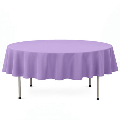 Premium Polyester Round Tablecloth 90" - 220GSM - Lavender - By TCF Linen
