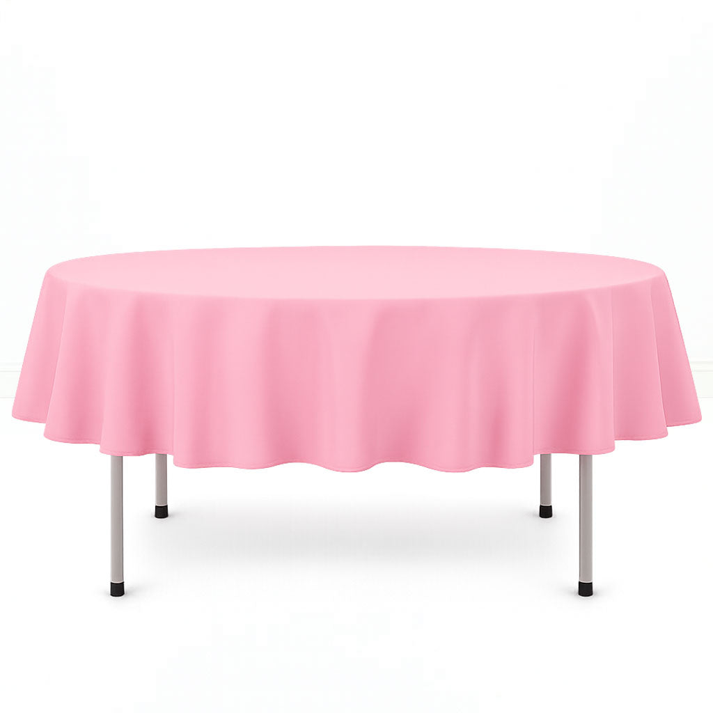 Premium Polyester Round Tablecloth 90" - 220GSM - By TCF Linen