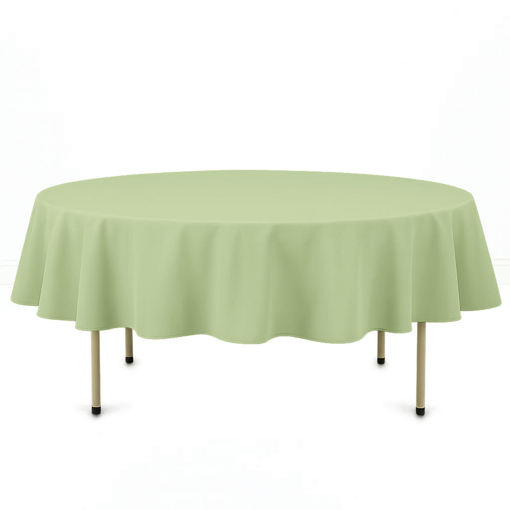 Premium Polyester Round Tablecloth 90" - 220GSM - By TCF Linen