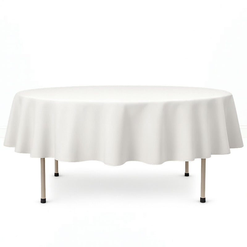 Premium Polyester Round Tablecloth 90" - 220GSM - By TCF Linen - thumbnail number 4