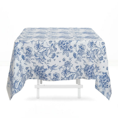 Polyester Square Tablecloth 70"x70" French Toile Pattern - By TCF Linen - thumbnail number 3