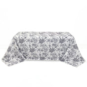 Polyester Rectangular Tablecloth 90"x132" French Toile Pattern - By TCF Linen - thumbnail number 2