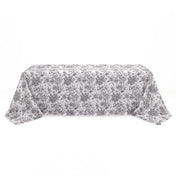 Polyester Rectangular Tablecloth 90"x156" French Toile Pattern - By TCF Linen - thumbnail number 2
