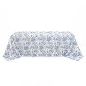 Polyester Rectangular Tablecloth 90"x156" French Toile Pattern - By TCF Linen - thumbnail number 4
