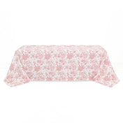 Polyester Rectangular Tablecloth 90"x156" French Toile Pattern - By TCF Linen - thumbnail number 6