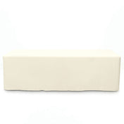 Premium Polyester Rectangle Tablecloth 8ft - 220GSM - Ivory - By TCF Linen - thumbnail number 1