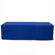Premium Polyester Rectangle Tablecloth 8ft - 220GSM - Royal Blue - By TCF Linen - thumbnail number 1