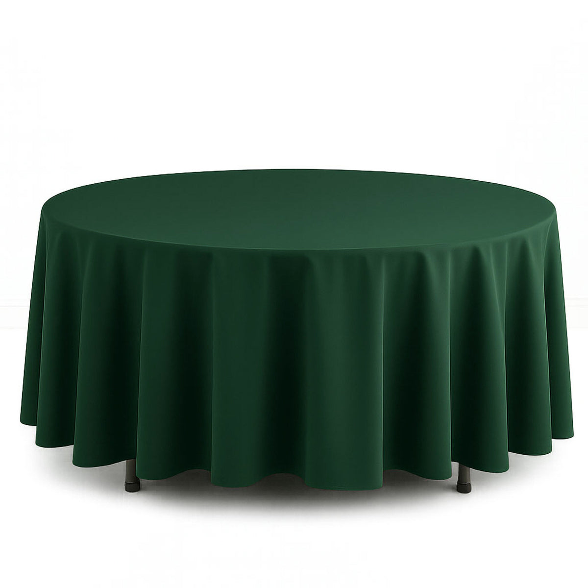 Scuba Polyester Round Tablecloth 108" - By TCF Linen