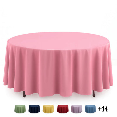 Scuba Polyester Round Tablecloth 108" - By TCF Linen - thumbnail number 1