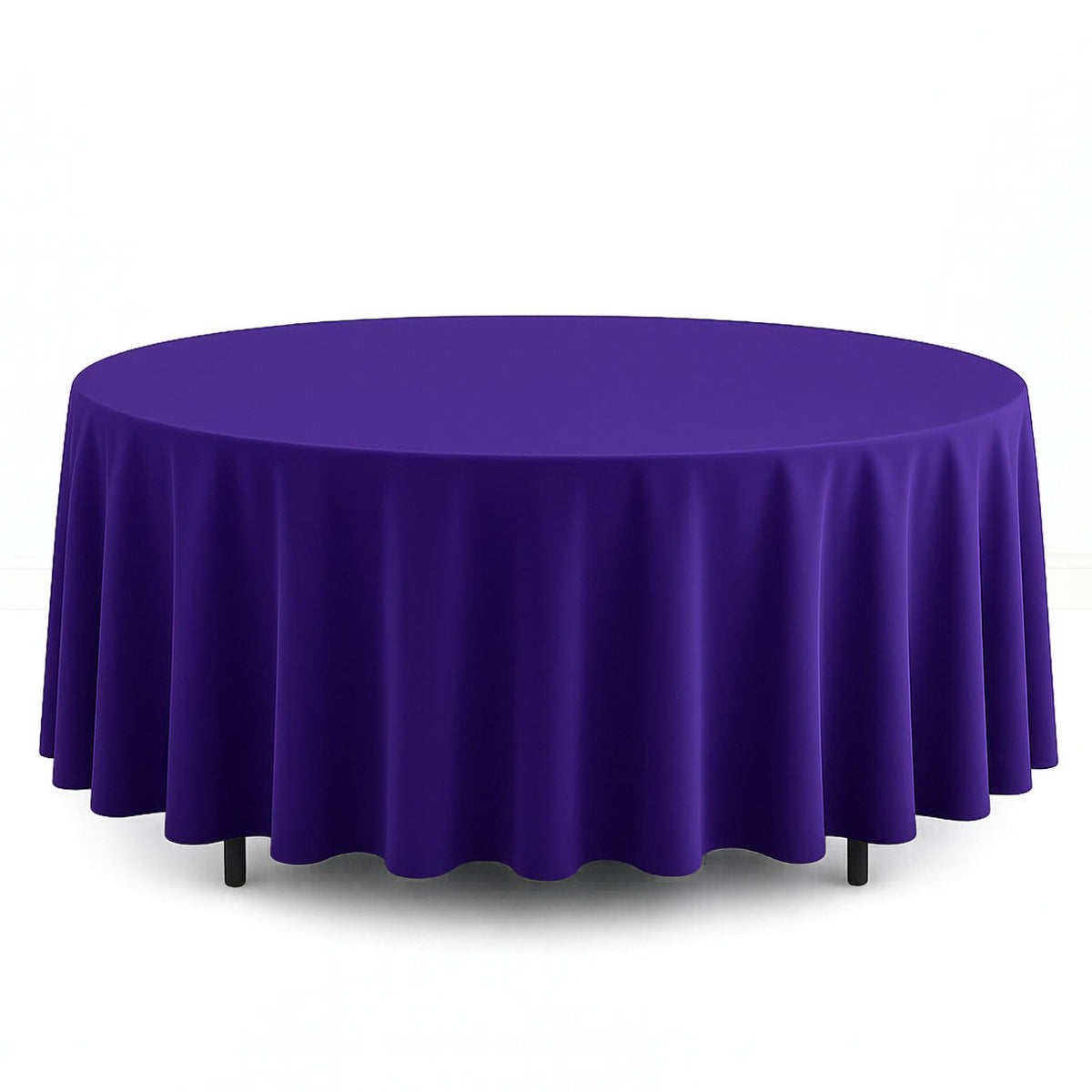 Scuba Polyester Round Tablecloth 108" - By TCF Linen