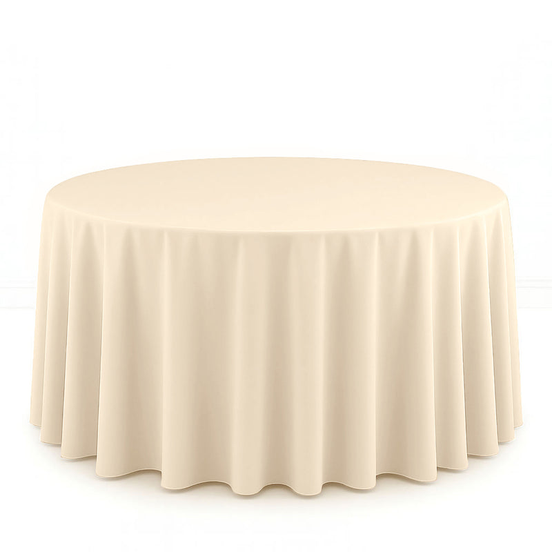 Scuba Polyester Round Tablecloth 120" - By TCF Linen - thumbnail number 19