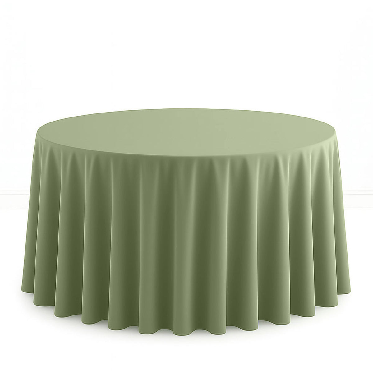Scuba Polyester Round Tablecloth 120" - By TCF Linen