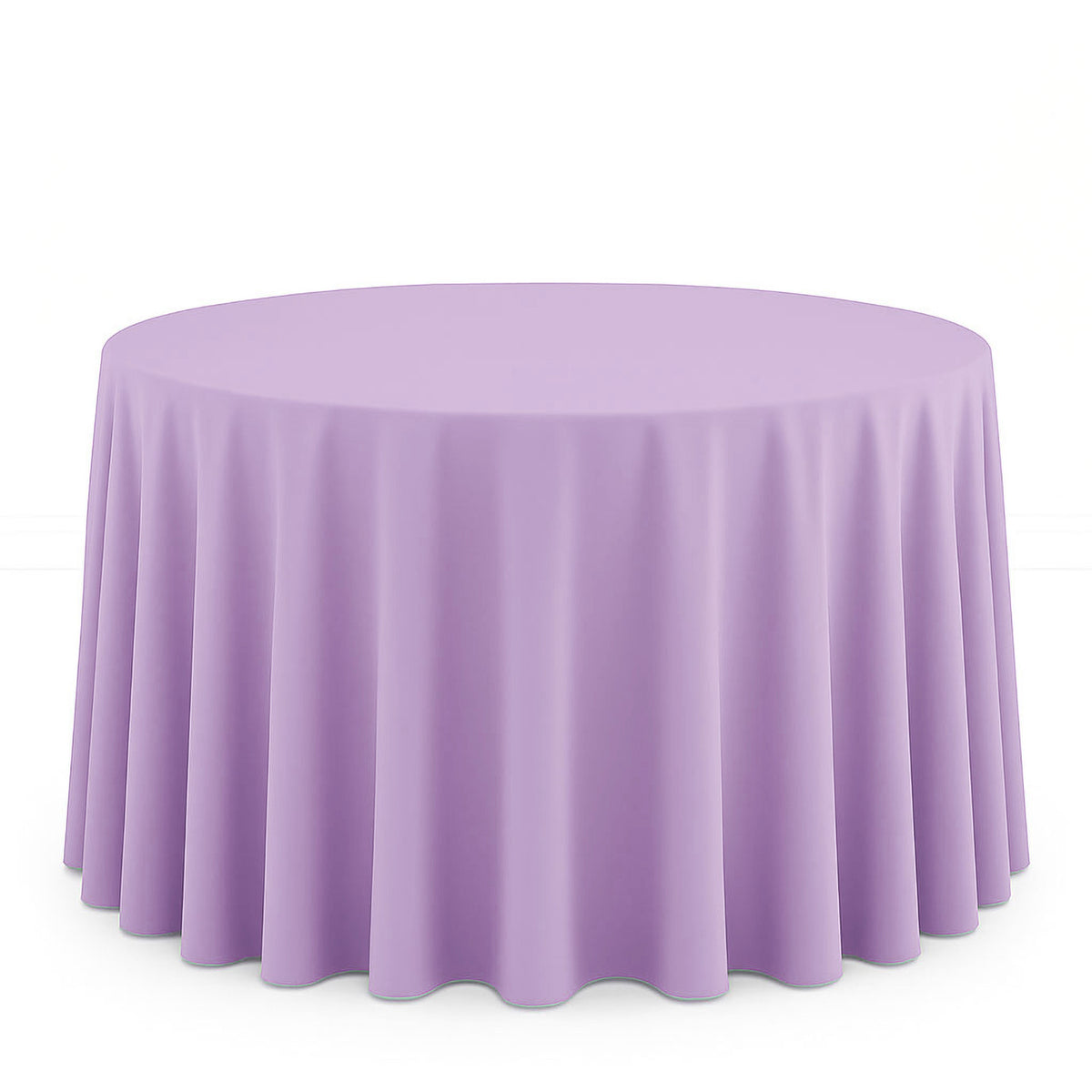 Scuba Polyester Round Tablecloth 120" - By TCF Linen