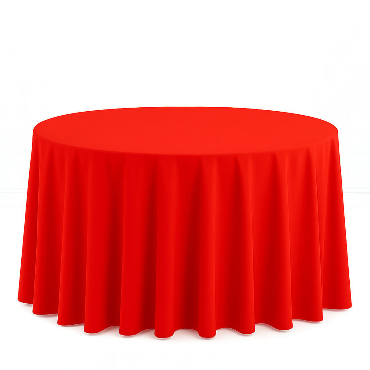 Scuba Polyester Round Tablecloth 120" - By TCF Linen