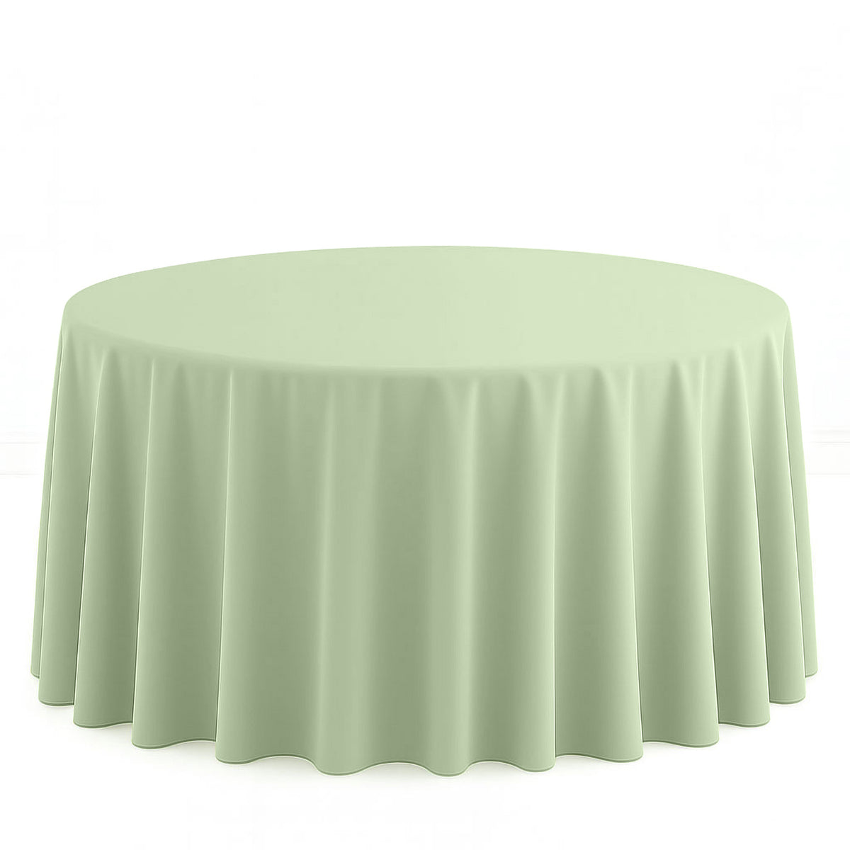 Scuba Polyester Round Tablecloth 120" - By TCF Linen