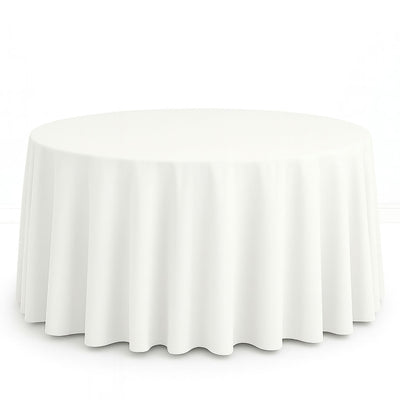 Scuba Polyester Round Tablecloth 120" - By TCF Linen - thumbnail number 2