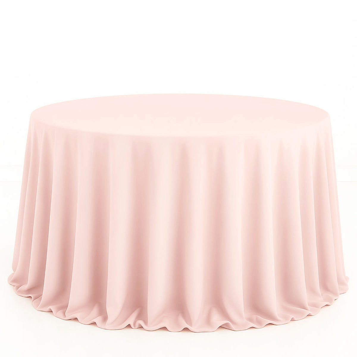 Scuba Polyester Round Tablecloth 132" - By TCF Linen