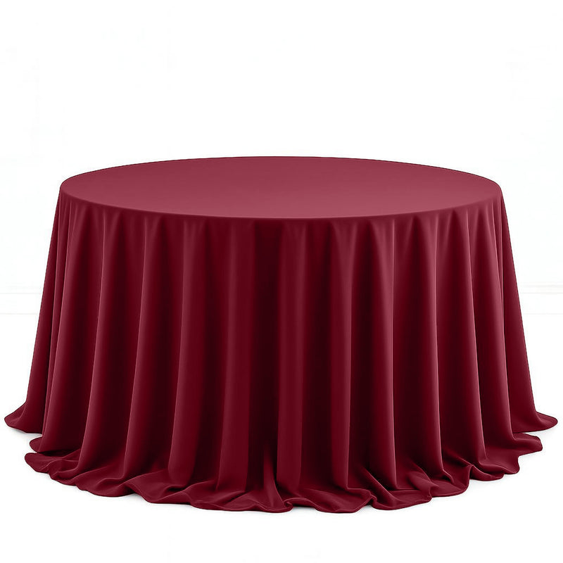 Scuba Polyester Round Tablecloth 132" - By TCF Linen - thumbnail number 9