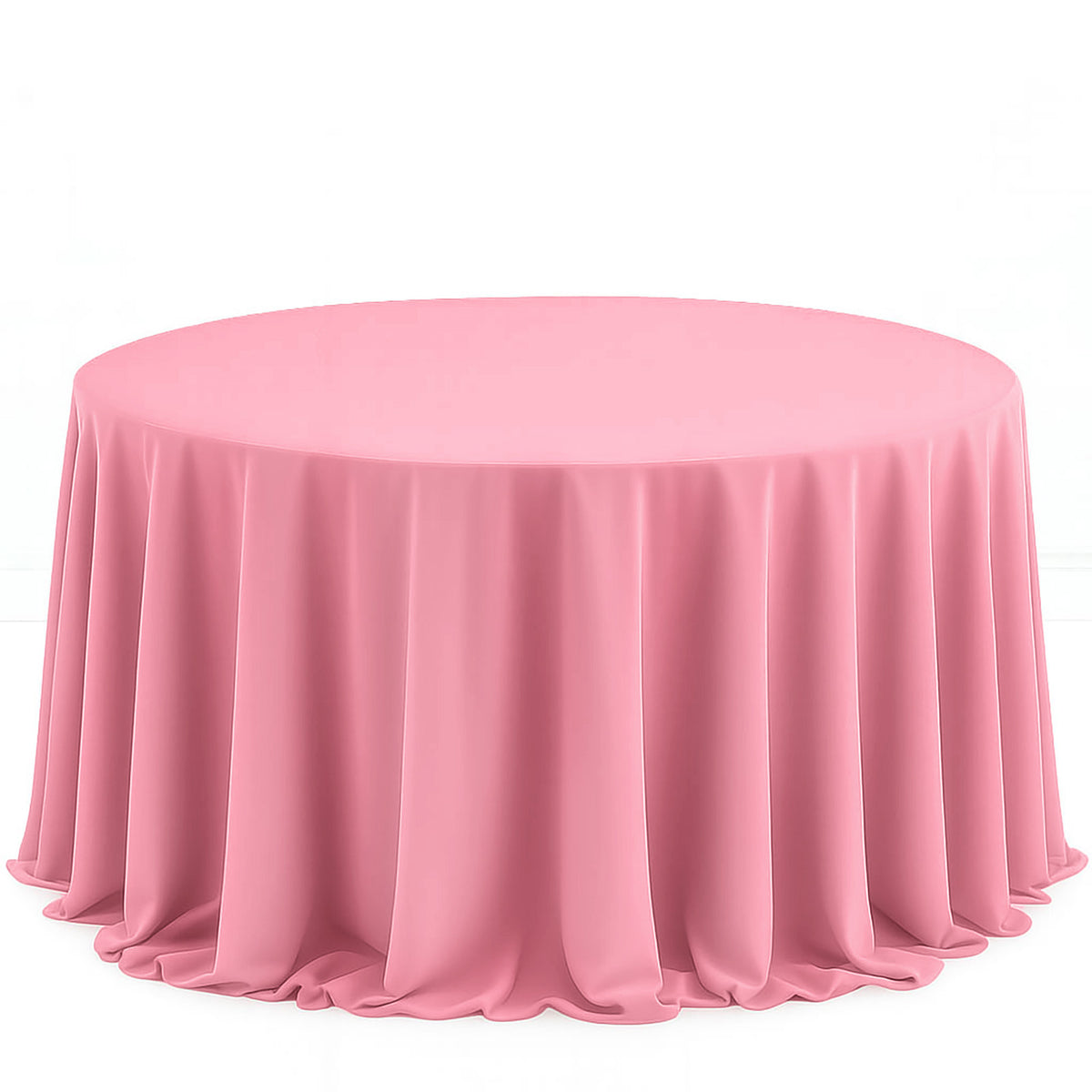 Scuba Polyester Round Tablecloth 132" - By TCF Linen