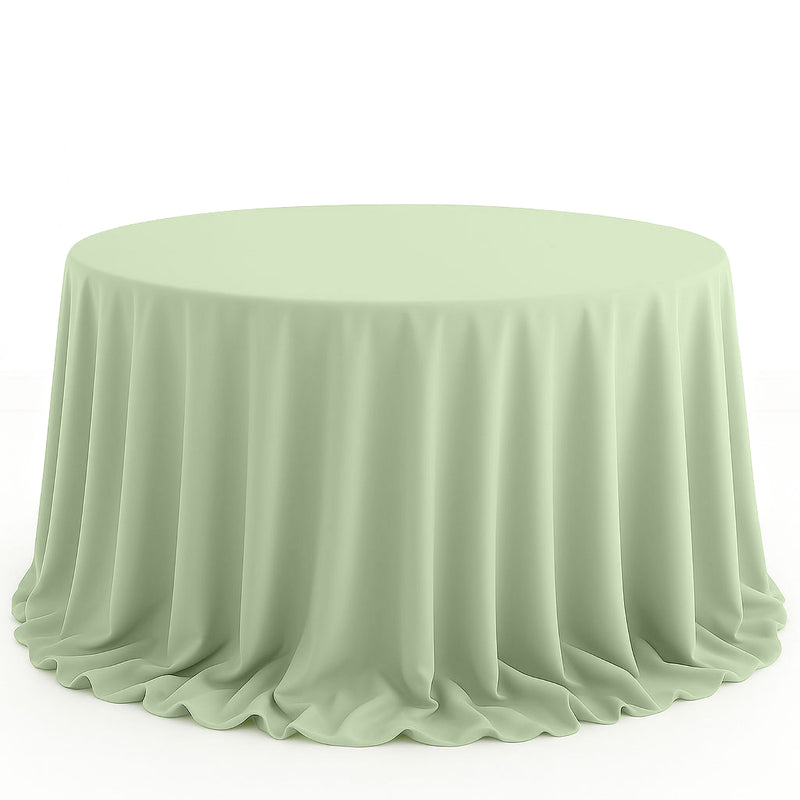 Scuba Polyester Round Tablecloth 132" - By TCF Linen - thumbnail number 20