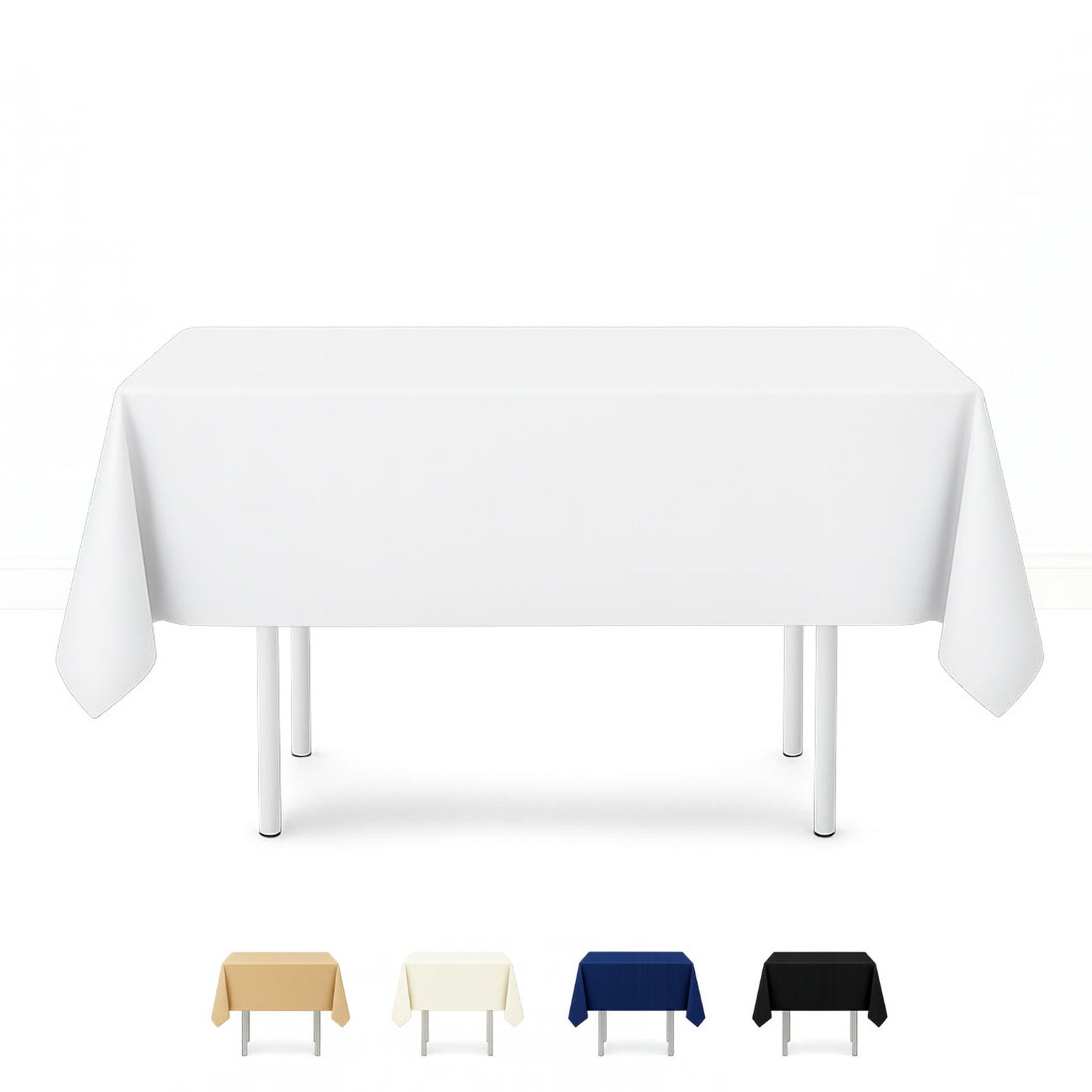 Scuba Polyester Square Tablecloth 54"x54" - By TCF Linen