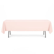 Scuba Polyester Rectangular Tablecloth 60"x102" - Blush - By TCF Linen - thumbnail number 1