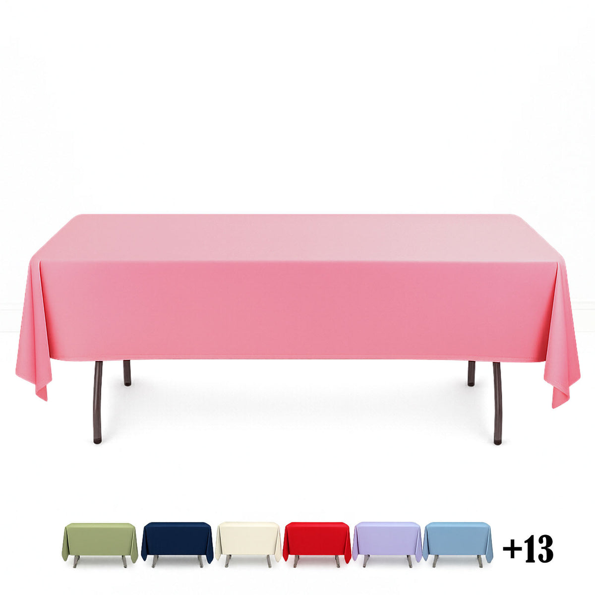 Scuba Polyester Rectangular Tablecloth 60"x102" - By TCF Linen
